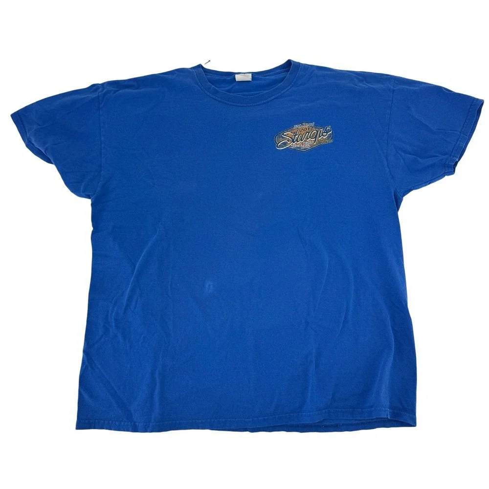 Sturgis‎ 2017 77th Annual Black Hills Rally Blue T-Shirt Unisex Motorcycle